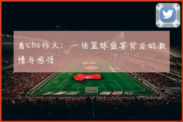 看cba作文：一场篮球盛宴背后的激情与感悟