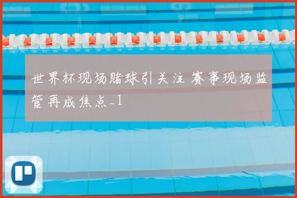 世界杯现场赌球引关注 赛事现场监管再成焦点_1